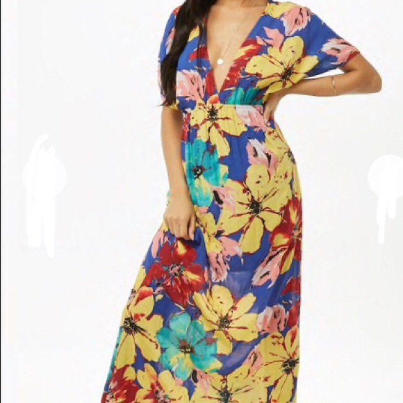 Forever21 Contemporary Dresses & Skirts - Floral Dress Size XLarge